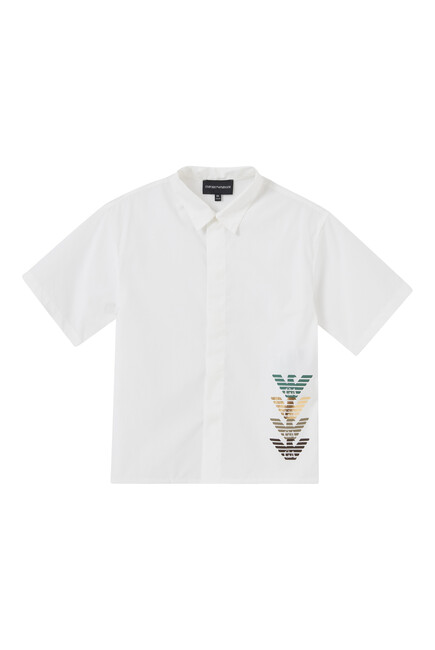 Eagle Logo Short-Sleeve Shirt